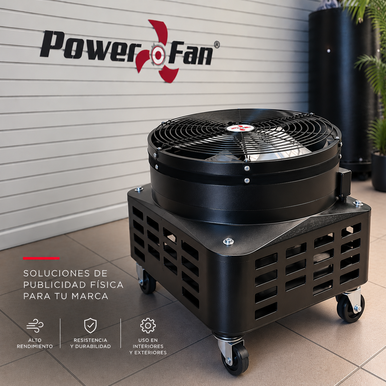 Video promocional del motor para skydancers de Power Fan