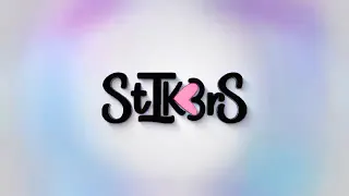 Animación de logotipo de I Love Stickers para medios digitales