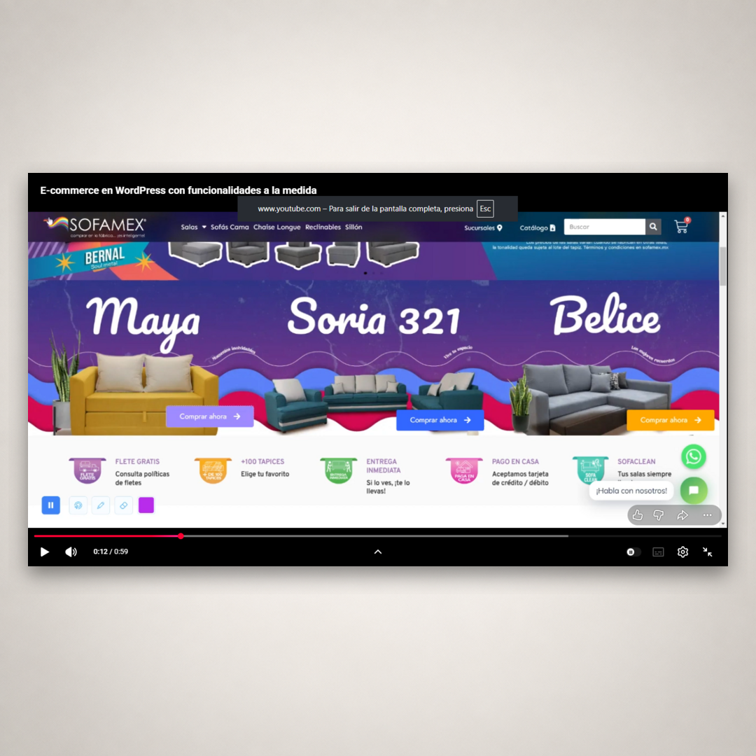 Tienda en Línea Sofamex